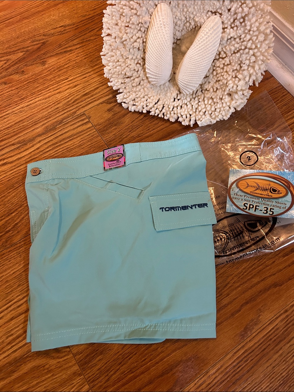 Women's Light Aqua Skort - SPF Protection